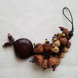 Natural Nuts Handmade Ornament Original Color